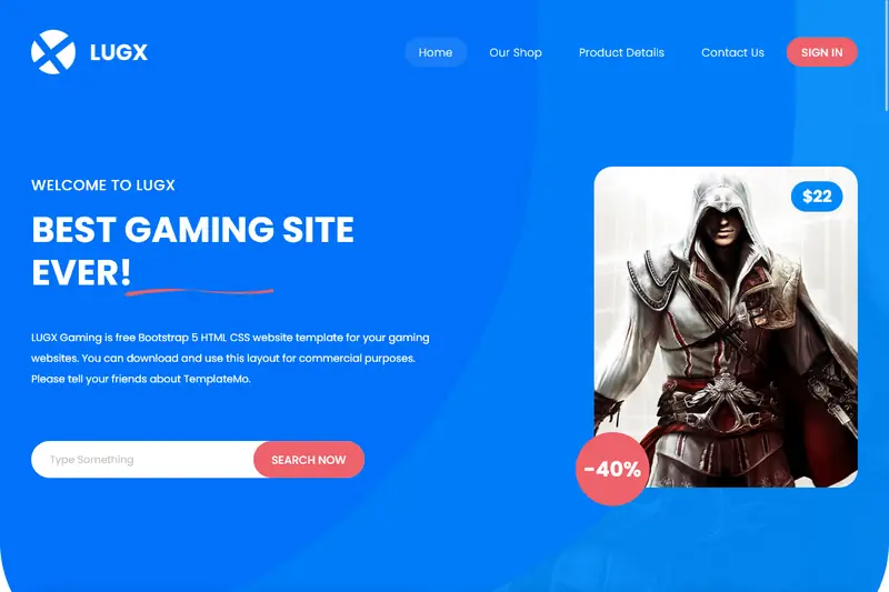 templatemo_589_lugx_gaming